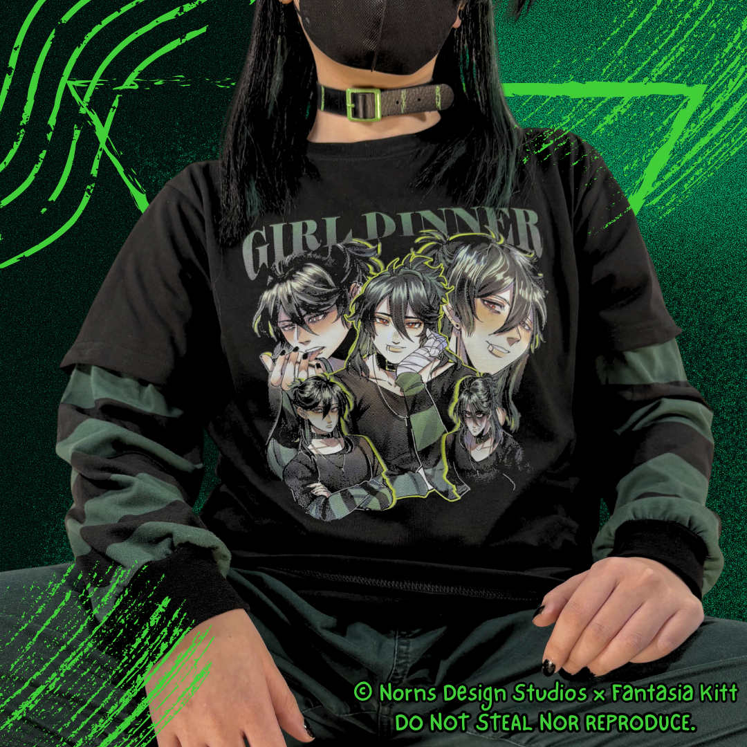 Fantasia Kitt "The Kid at the Back" Solivan "Sol" Brugmansia Girl Dinner T-Shirt OFFICIAL