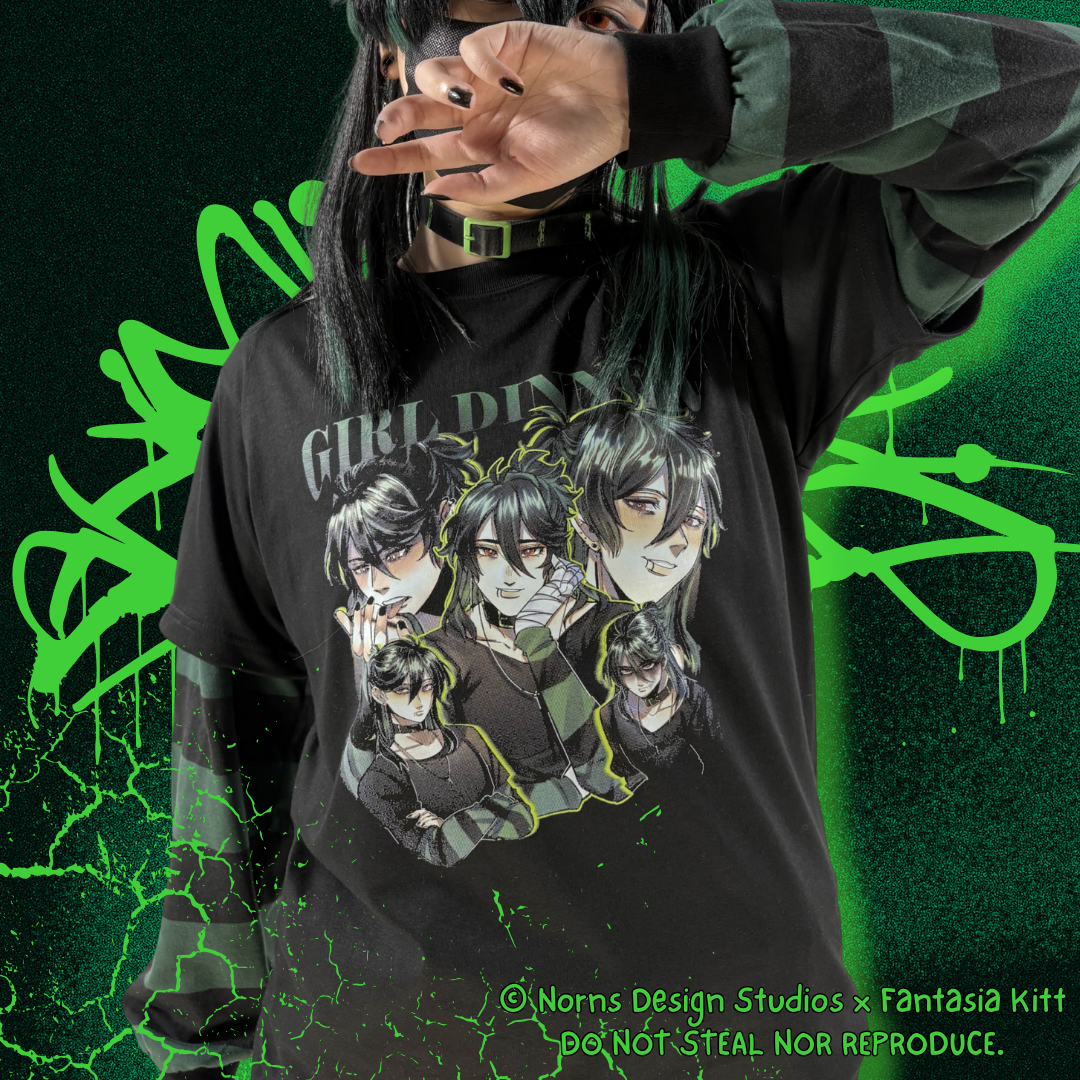 Fantasia Kitt "The Kid at the Back" Solivan "Sol" Brugmansia Girl Dinner T-Shirt OFFICIAL